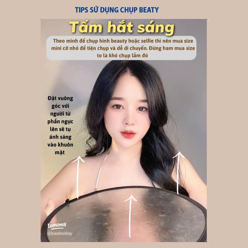 Tấm Hắt Sáng 5 Trong 1 Tròn - Size 30cm/60cm/80cm, Vàng/Bạc/Trắng/Đen, Tản Sáng Chụp Hình Kèm Túi Đựng Phụ Kiện Camera Đèn