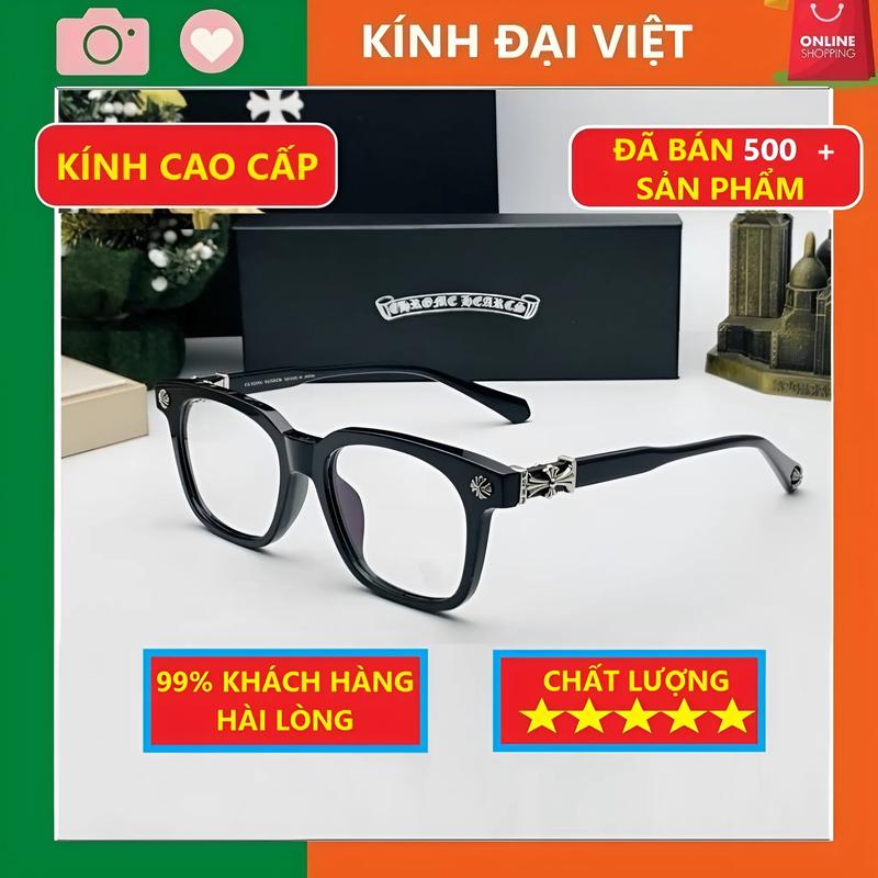 Kính mắt vuông Cham Mass Japan nam nữ , Mắt Kính gọng kính cận cao cấp thời trang