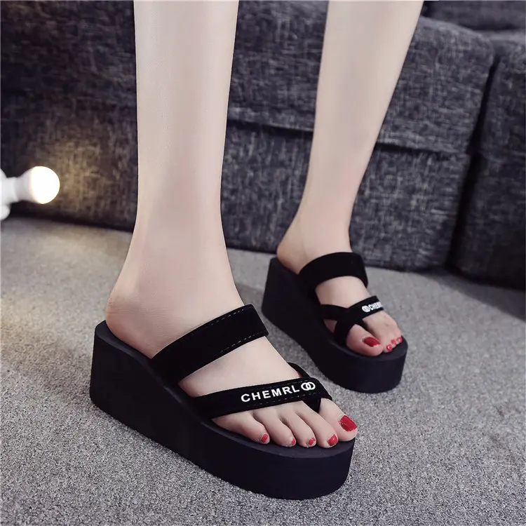 Dép Mùa Hè Cho Nữ, Thời Trang, Cỡ Lớn, Dép Xỏ Ngón Đế Xuồng, Chống Trượt, Thường Ngày, Đế Dày, Giày Đi Biển Shoes DéP 0