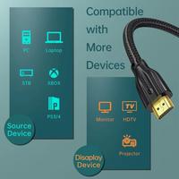 Gambar [1M - AAU] MIXIO Kabel Hdmi High Speed Nylon Braided HDMI V2.0 4K - MIXIO AAU 1M dari MIXIO Kab. Tangerang 5 Tokopedia