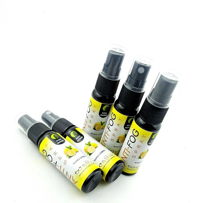 Cleaner Cairan Pembersih Kacamata Spray Anti Fog Anti Embun Anti Uap kemasan 30ml Wangi Lemon 4