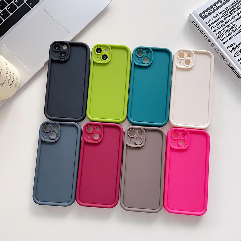 Product Introduction of Device new 16 Silicon Carbide phone case material solid color 14 15 mobile phone protective case 1