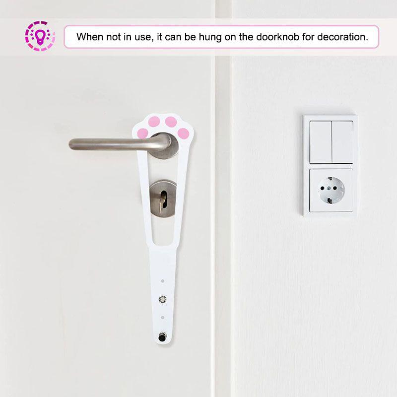 Product Introduction of Chốt cửa mèo, với bộ ổn định, Giá đỡ cửa mèo Có Thể Điều Chỉnh 5 kích cỡ, để cho mèo vào 11