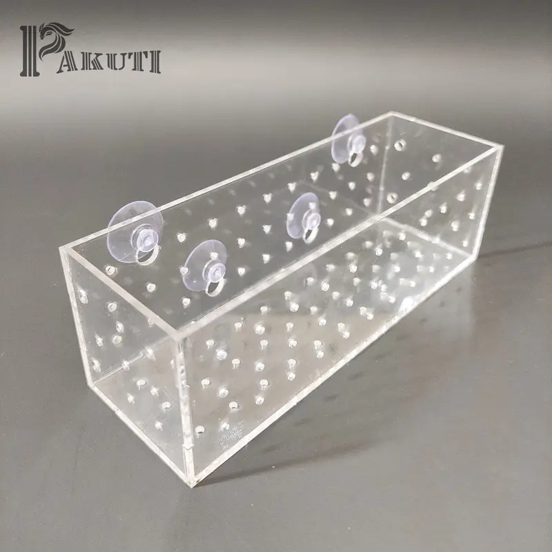 Hộp|Cốc|Khay acrylic trong suốt đựng phân nền trồng cây thủy sinh trang trí hồ cá 0