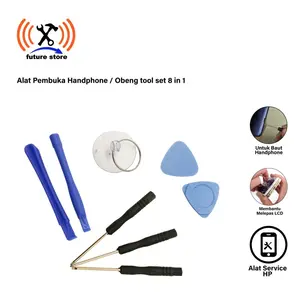 Alat Pembuka Handphone / Obeng tool set 8 in 1 murah