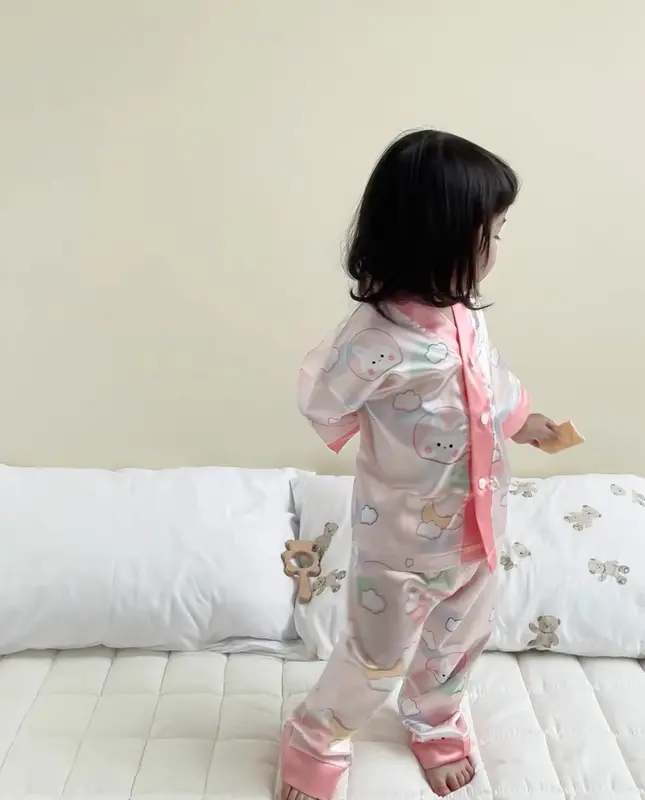 Bộ Pijama trắng hồng và trà sữa xanh ( kèm ảnh thật ) 7