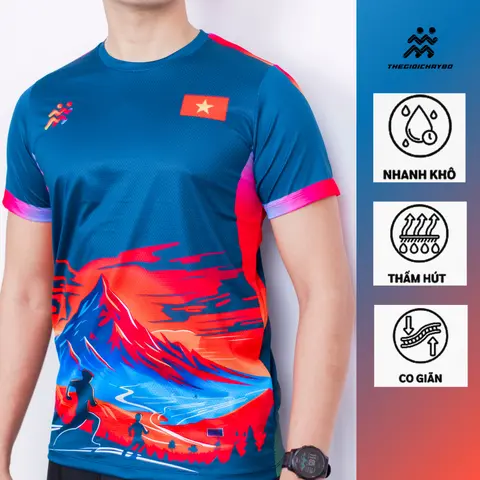 Áo thun T-shirt chạy bộ Nam & Nữ phiên bản Trail TGCB - Siêu nhẹ, thoáng khí, khử mùi