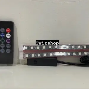 Lampu LED Kolong Dashboard Mobil Colok USB + Remote RGB Multi Colour