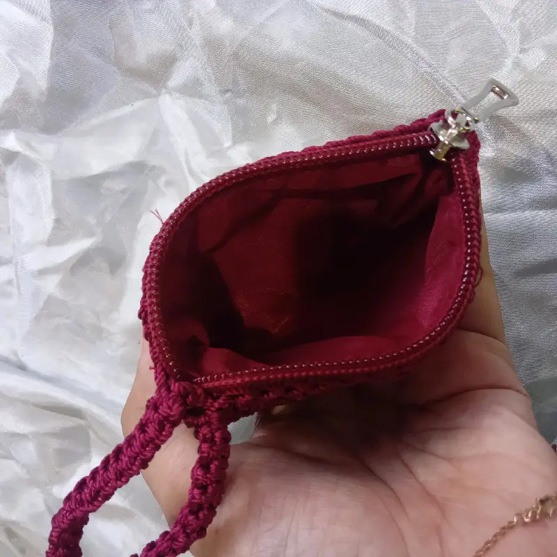dompet rajut mini satu ruang by syafa Wadah/Dompet Koin 6