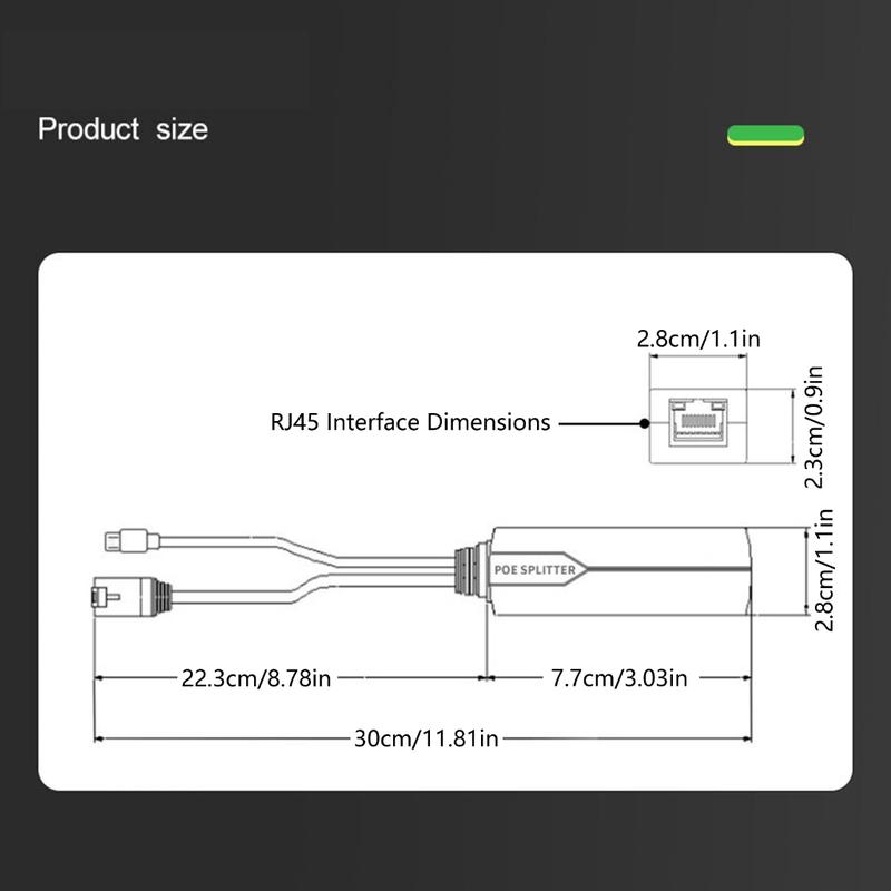 Product Introduction of FENG USB POE Splitter PoE Separator 48V To 5V Converters For Networking Accessories 0