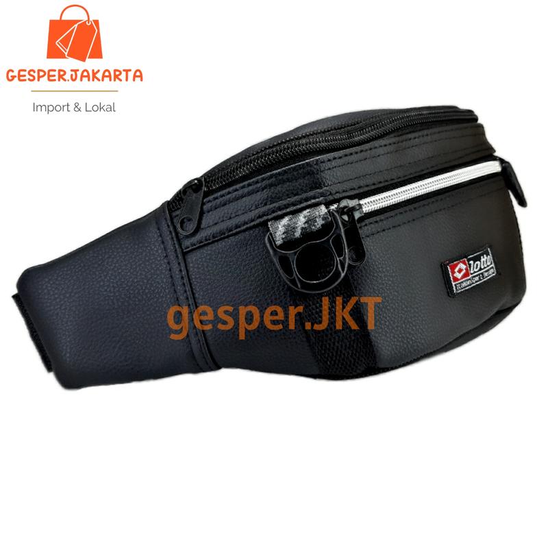 Product Introduction of Waistbag Tas Selempang Hitam Polos Pria dan Wanita Waterproof/Antiair Pinggang Slingbag waistbag casual wesbek kecil merah maron 3