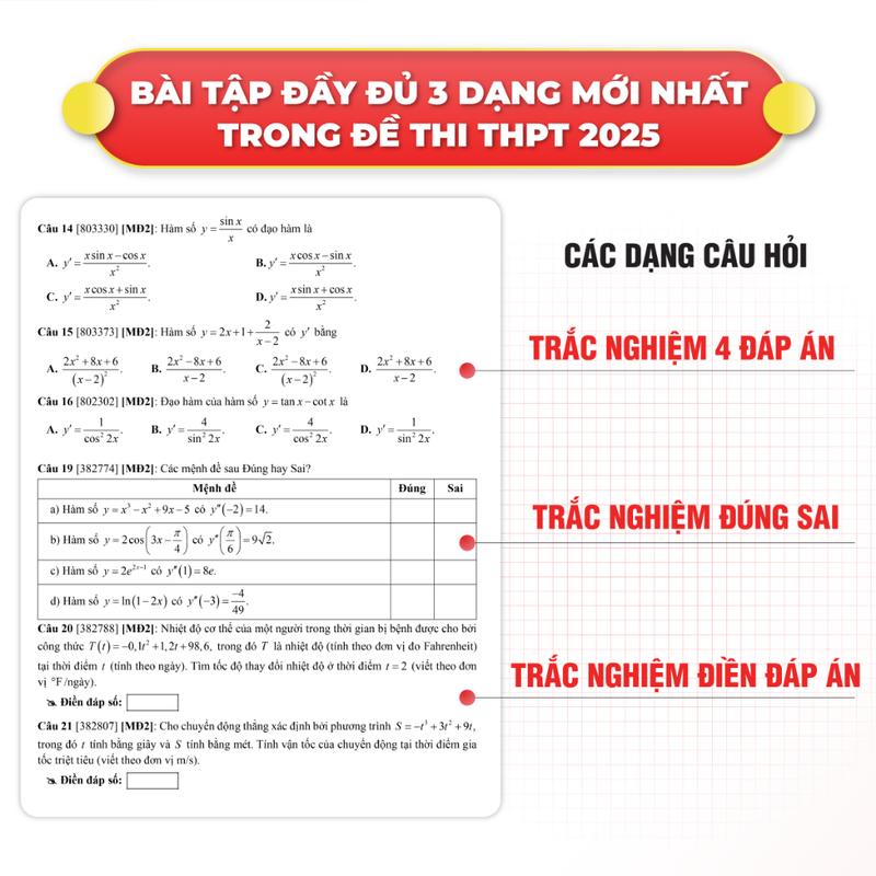 Sách- Tổng Ôn Toán Học Bản Cập Nhật Chương Trình SGK Mới Nhất Ôn Thi THPT Quốc Gia 2025 6