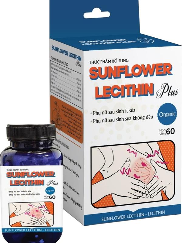 Fito Junior Viên Uống Thông Tia Sữa Giảm Viêm Tắc Sunflower Lecithin Plus 60 Viên 3
