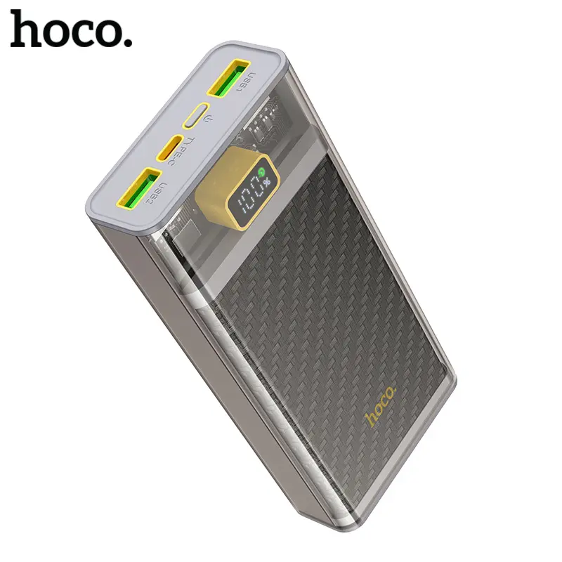 Sạc dự phòng nhanh 20w Hoco J103A dung lượng pin 20000mAh PD20w + QC22.5w có màn LCD hiển thị dung lượng pin 0