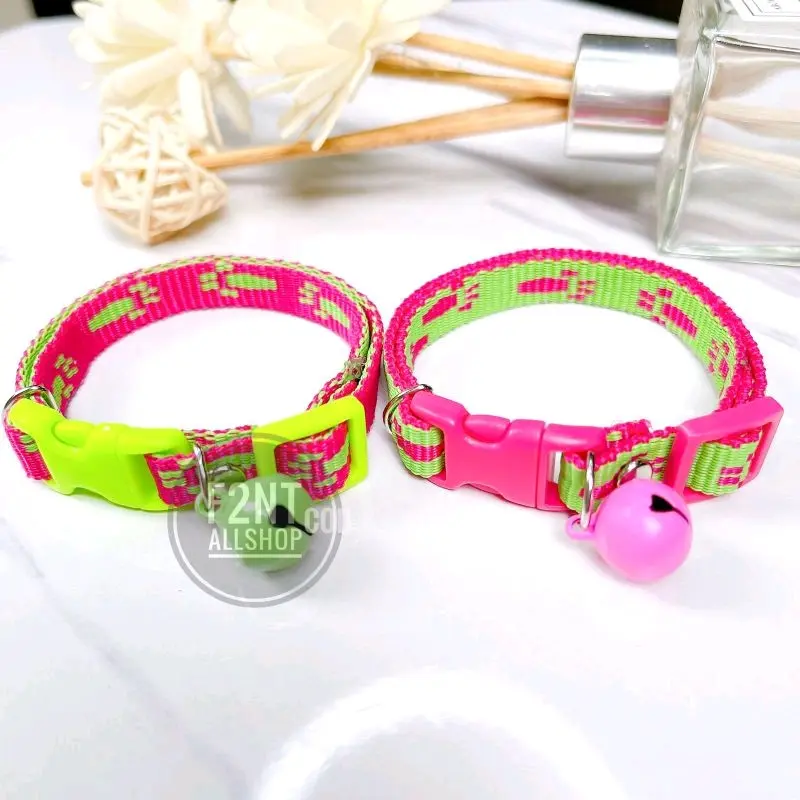 kalung kucibg premium motif kaki lonceng doff bunyi 6