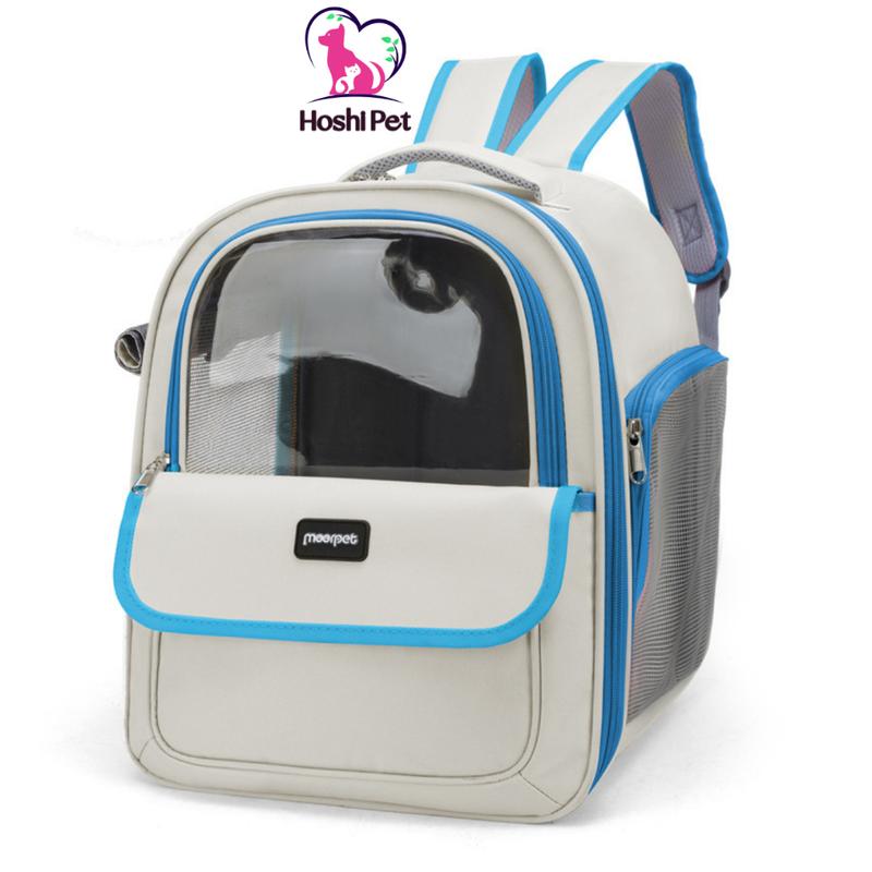 Balo cho mèo chó thú cưng size lớn balo đựng mèo Hoshi Pet BL17 có lưới thoáng khí hot trend 2024