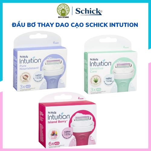 SCHICK DAO CẠO SCHICK INTUITION - ĐẦU BƠ REFILL (CÓ SẴN - KHÔNG CẦN GEL)
