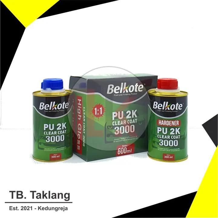 Belkote PU 2K Clear Coat 3000 | 1 : 1 | Belkote Official Distributor | Special Promo Car 0