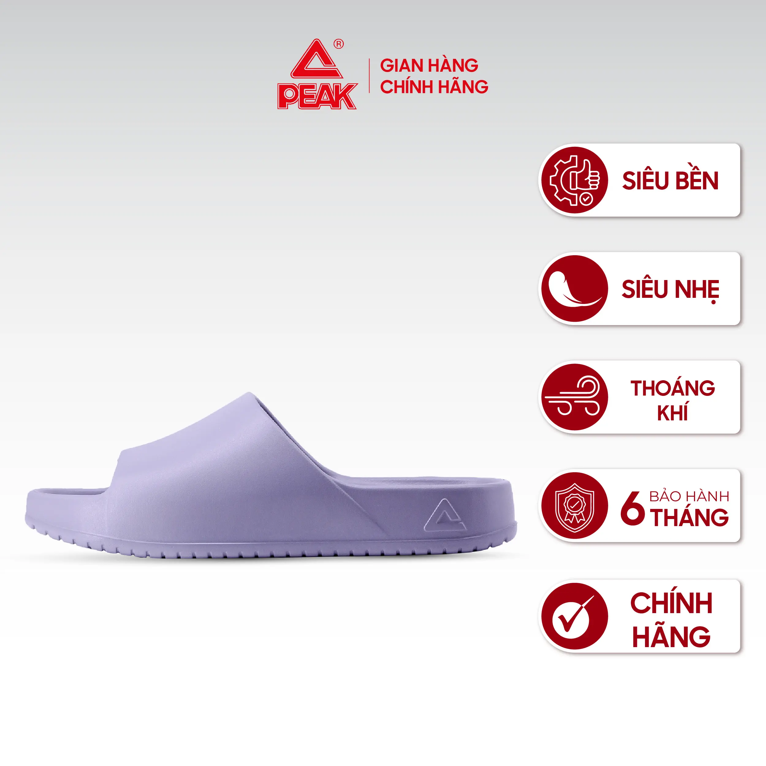 Dép quai ngang đúc nguyên khối PEAK Slippers RLW2401