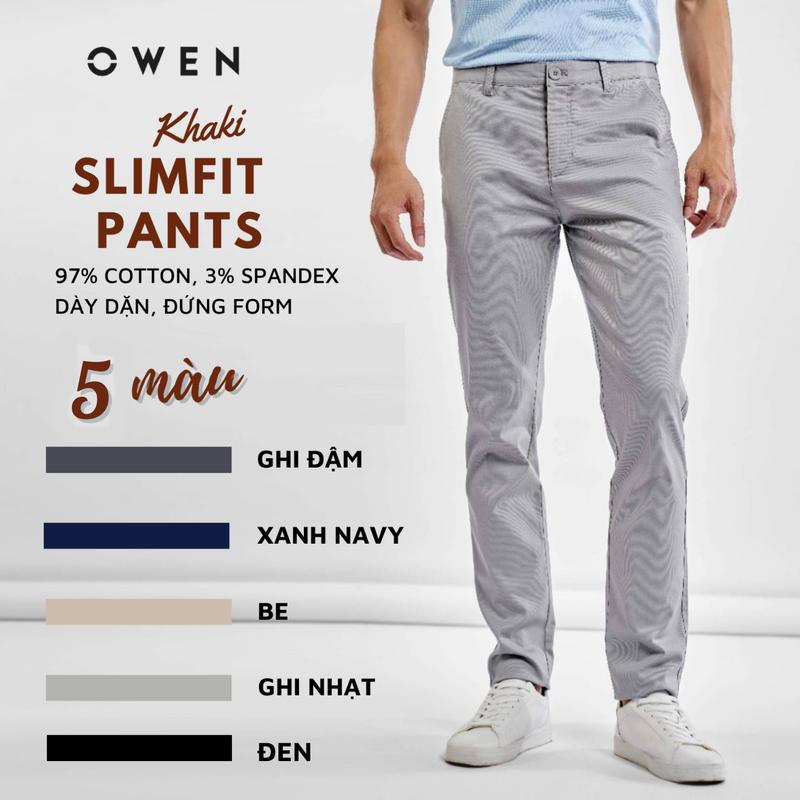 OWEN - Quần kaki nam Owen dáng Slimfit (4 màu) Menswear Pants