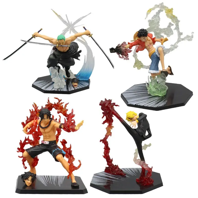 Pajangan action figure anime one piece luffy zoro sanji ace Toy 2