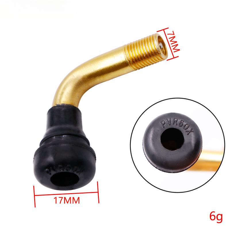Product Introduction of Van lốp, cho lốp xe ô tô và xe máy, van lốp xe Điện vòi cong, với lõi vòi cao su 4