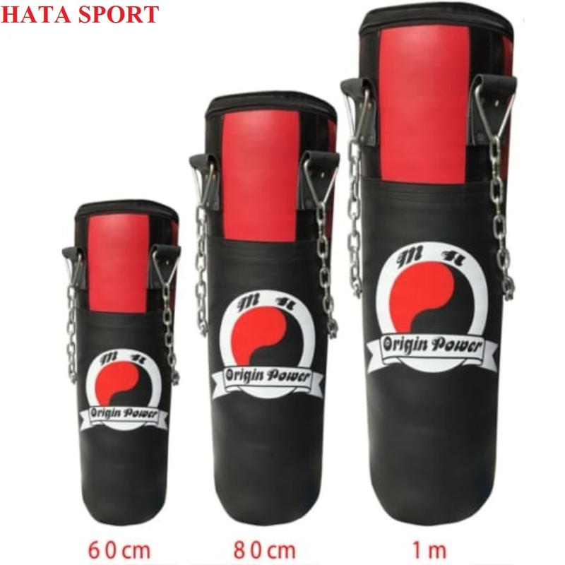 Bao đấm bốc boxing đã nhồi hoàn thiện dây xích cao cấp HATA SPORT 2