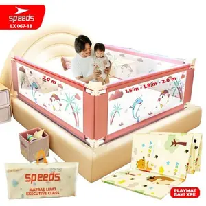 SPEEDS Pembatas Pengaman Kasur Bayi Balita Baby Bedrail Safety Guard Aman Tidur 067-18