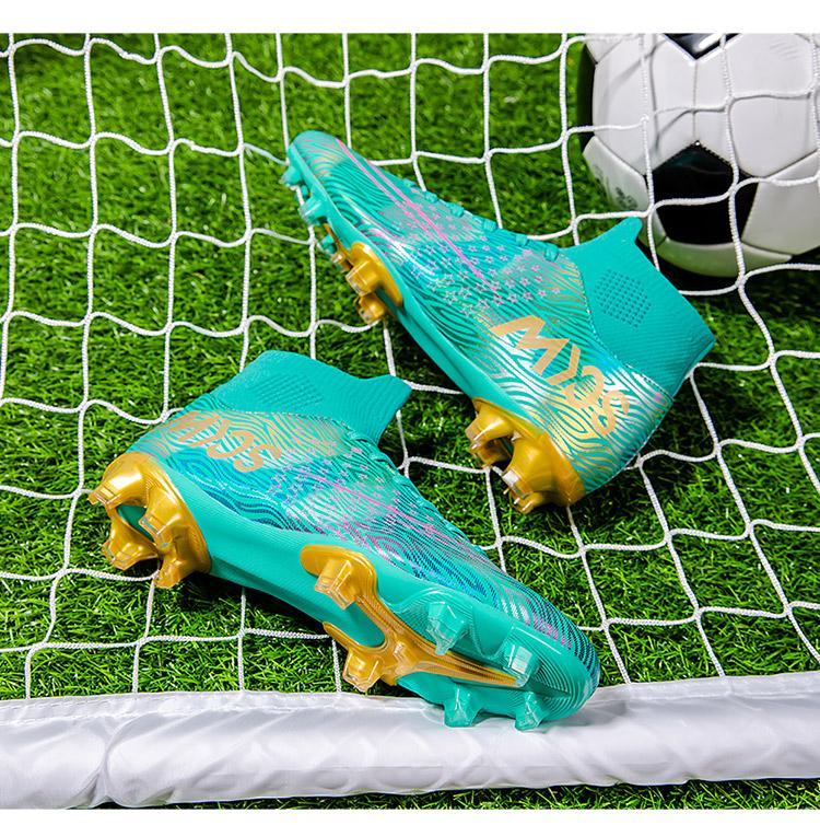 Product Introduction of Fustal！35-45 Ready Unisex Plus Size Training Football Shoes Fashion All-terrain Football Shoes Wide Last Soccer Shoes 28