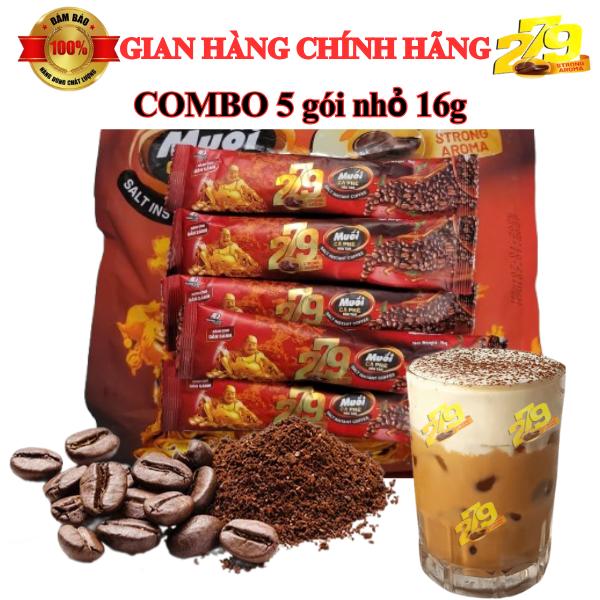 [COMBO 5 GÓI NHỎ 16GAM] Cà Phê Muối 279 - Hương vị đặc biệt thơm ngon 7