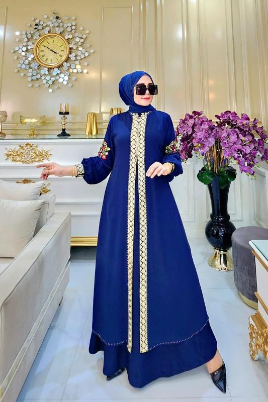Product Introduction of Abaya Lengan Bordir Melati 3