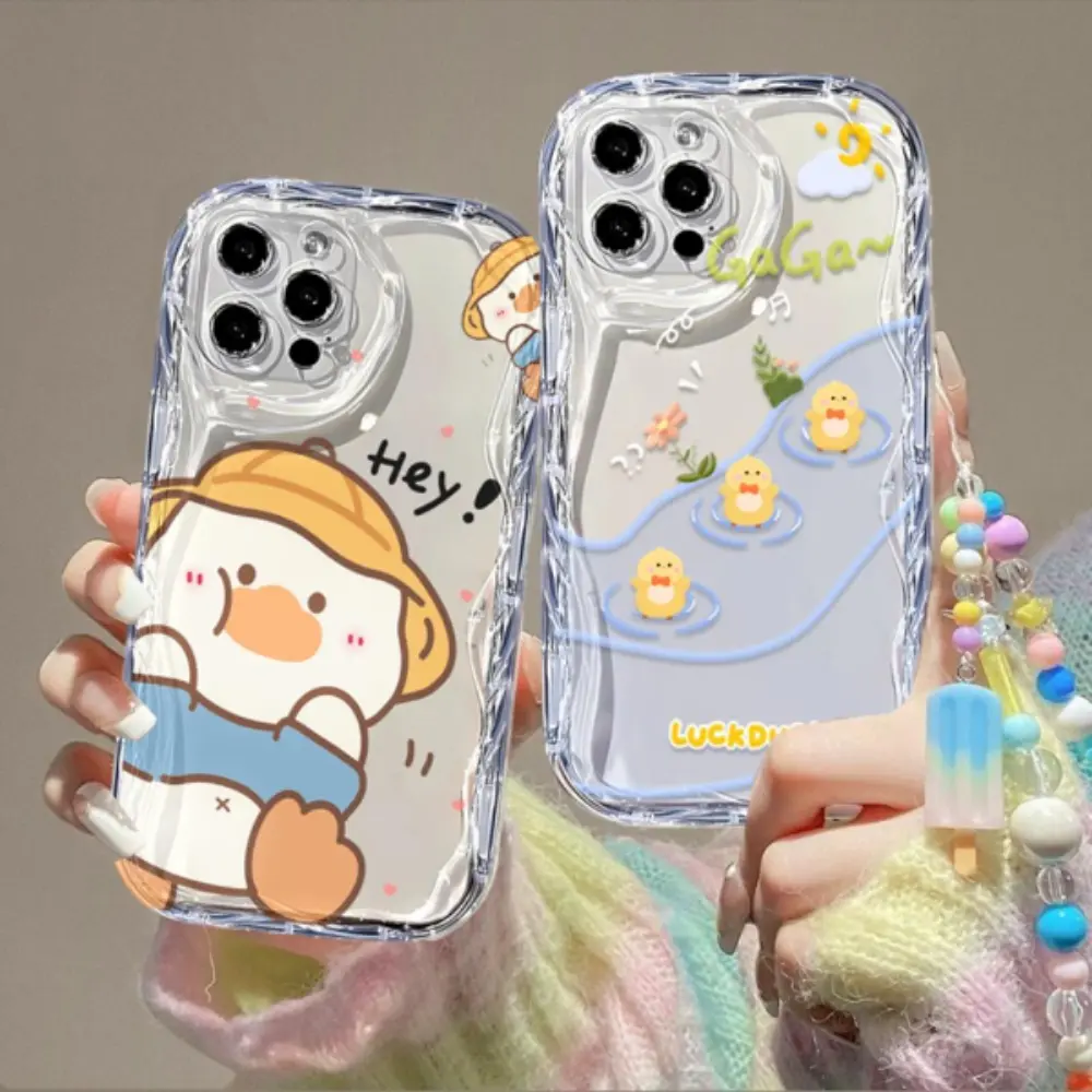 Casing Untuk hp Oppo A18 A38 A16 A17 A58 A78 A57 A17K A15 A15s A5S A31 A52 A1K A95 A54 A12 A3S A16K A74 A53 A1K F9 Reno 8T Lanyard Lanyard Kesing Bebek Kartun Lucu Lucky Duck Motif Crystal Case Casing Ponsel MUHAMMAD casing hp oppo a77s Telepon Cesing