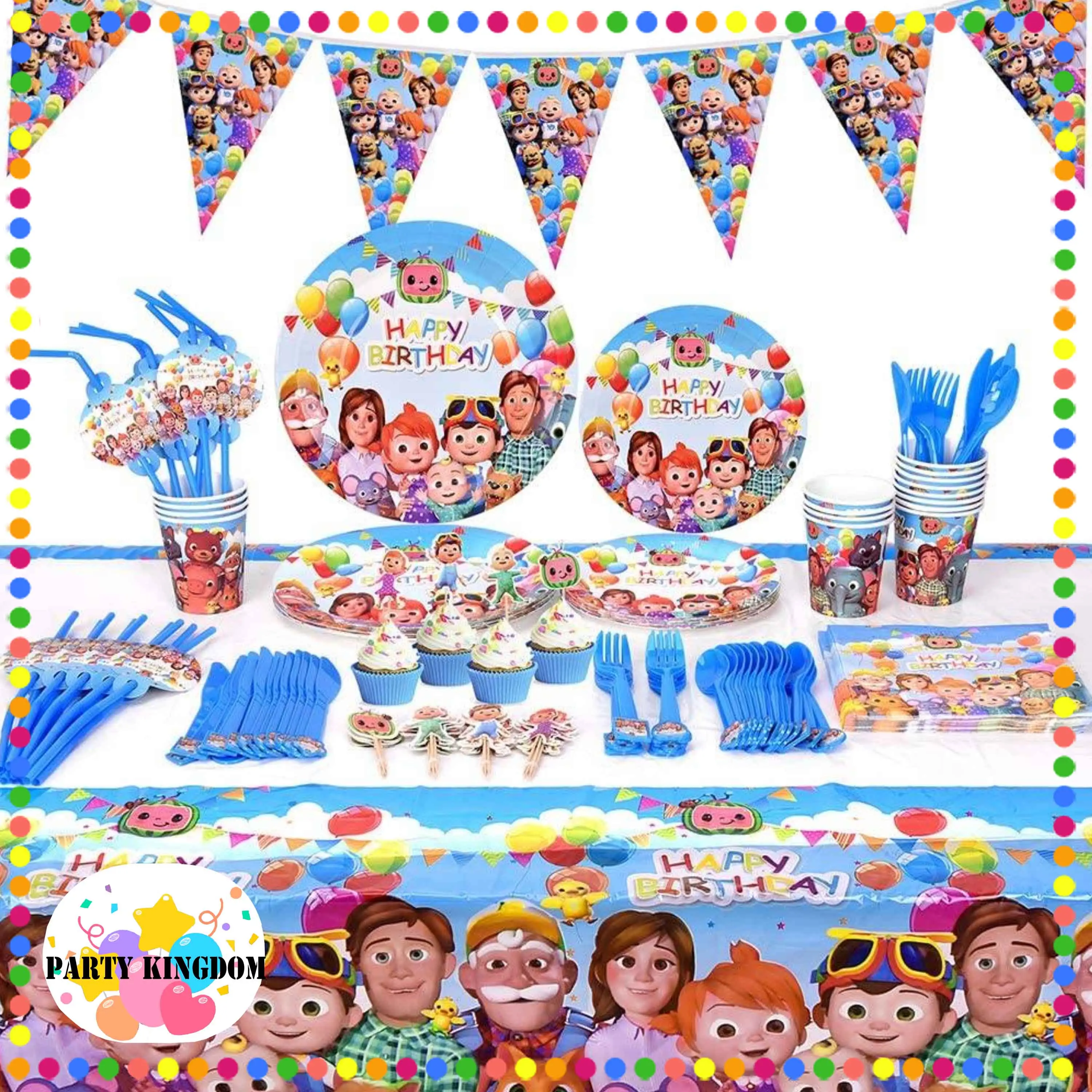 Party Kingdom CcMelon Theme Kids Party Decoration Party Supply Party Needs