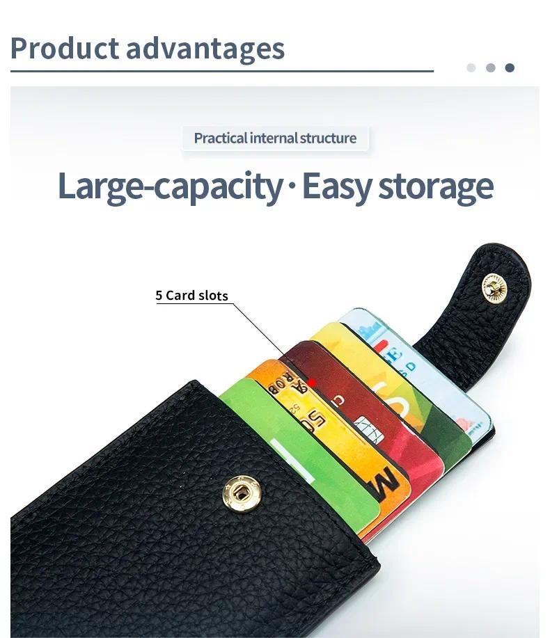 Slim Real Leather Wallet Case Review Trade-offs and Utility — view 2