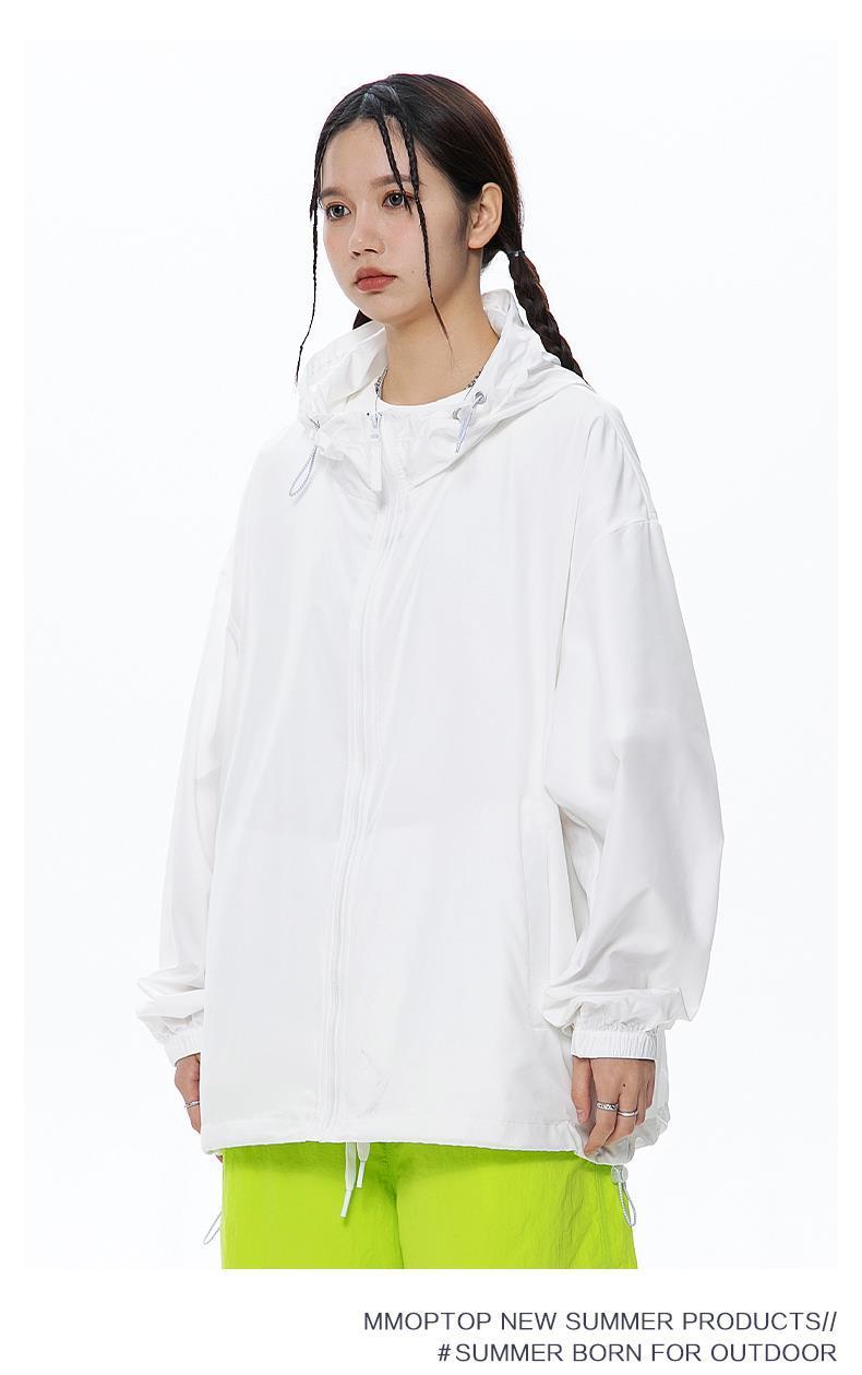 Product Introduction of [rashguardwomen]Summer Cool Skin Jacket UPF50+ Thin Sun Protection Jacket Unisex Casual Sun Protection Coat Men's Trendy 12[Women's sunscreen clothing] 15