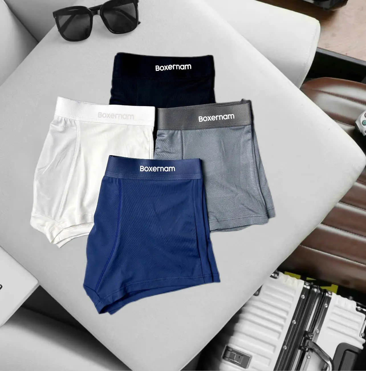 Quần sịp nam thun lạnh co giãn 4 chiều siêu thoáng thấm hút mồ hôi Quần boxer/ quần đùi Menswear