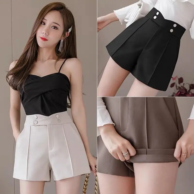 [Có Big Size] Quần Short Viteck Khuy Cạp Cao, May Đẹp  Nhung Women