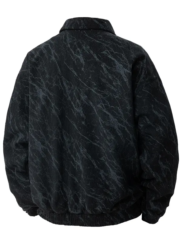 Men's Regular Fit Graphic Print Zip Up Jacket, Casual Comfy Long Sleeve Baseball Collar Outerwear for Daily Wear, Men's Clothing for All Seasons, Longsleeves Coats 7