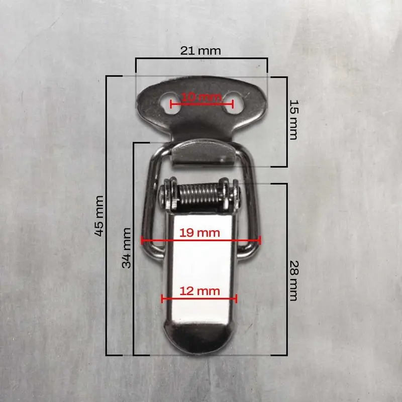 Kancing Kunci Spring Loaded Toggle Latch Catch Hasp - KAK-J107 l 4