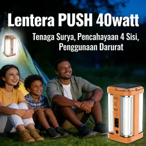 Peralatan Bahan Bakar Solar Multifungsi, Lampu Berkemah Tahan Air 12V, Ideal untuk Jalan Pinggir, Pasar Malam, dan Pengisian Daya Darurat 100Ah