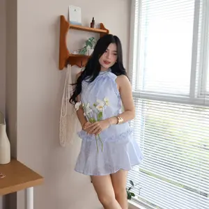 Camelia Halter Set Korean Style - Eleonor