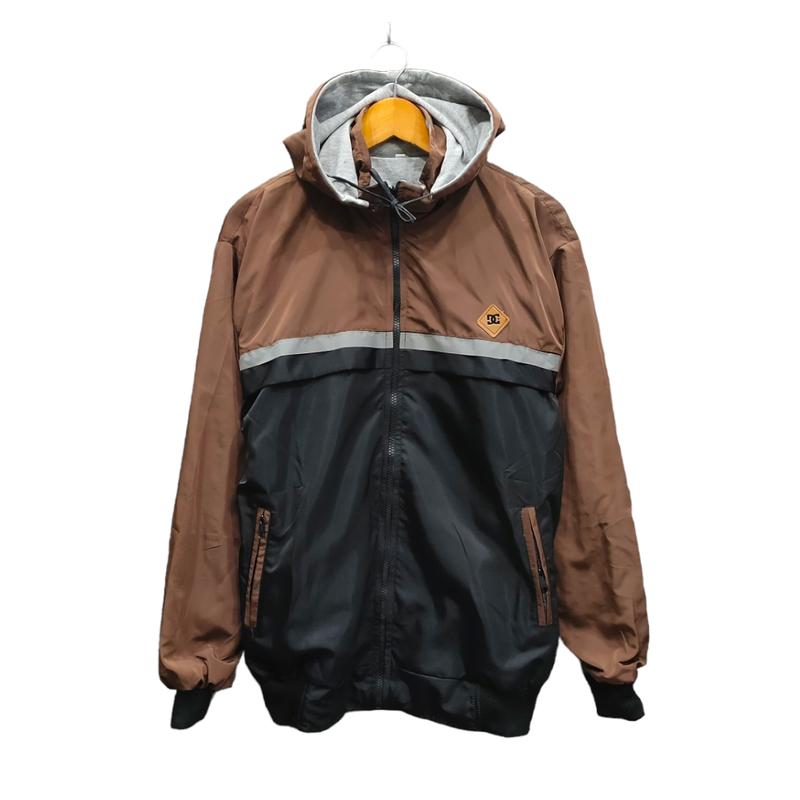 JAKET BOLAK BALIK PRIA BB 2in1 PARASUT ANTI AIR FLEECE SIZE  L XL # 4