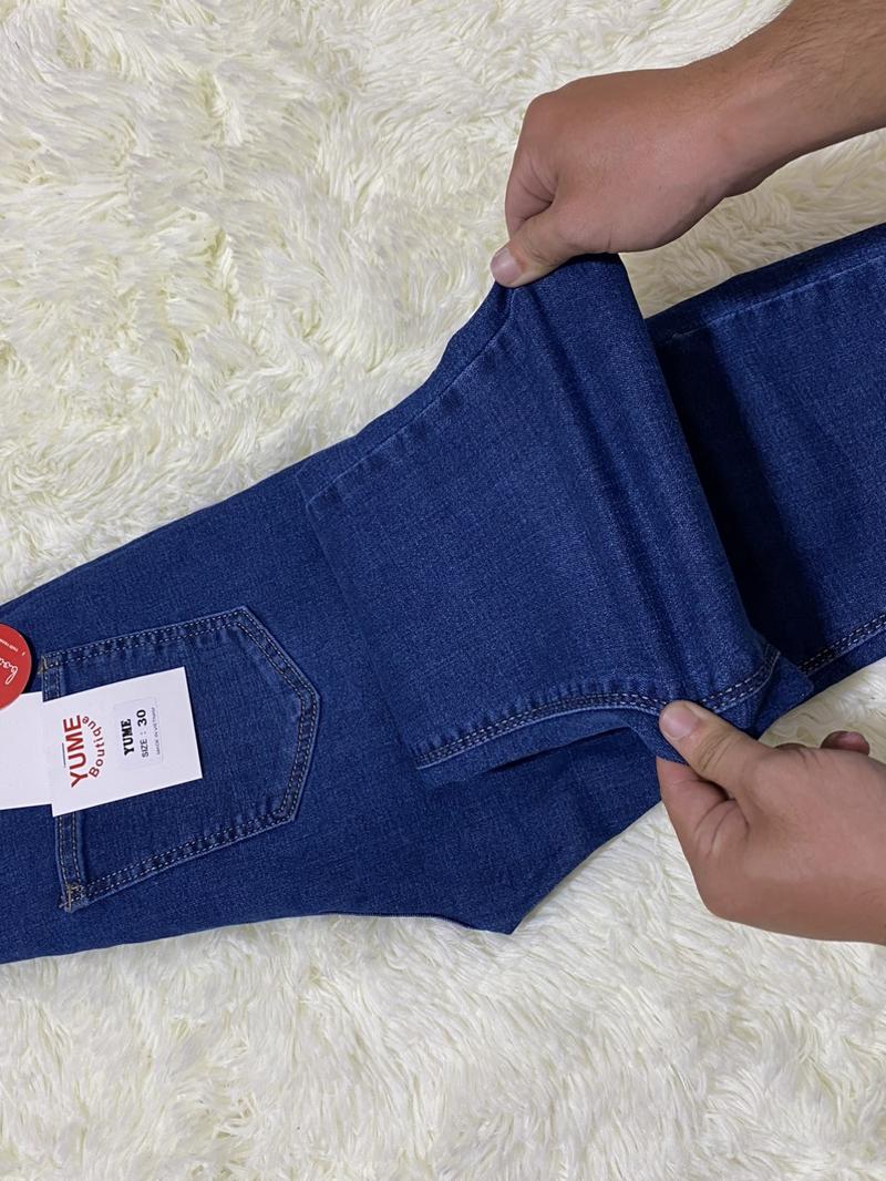 Product Introduction of Quần Jean 7 Tất không lật lai YUME JEAN BIGSIZE [FREESHIP KHI MUA HÀNG] Có size 26-46 Vải dày và co giãn 2