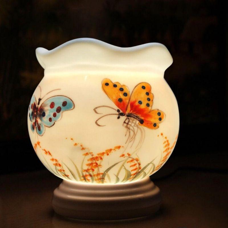 ĐÈN XÔNG TINH DẦU GỐM BÁT TRÀNG CAO CẤP