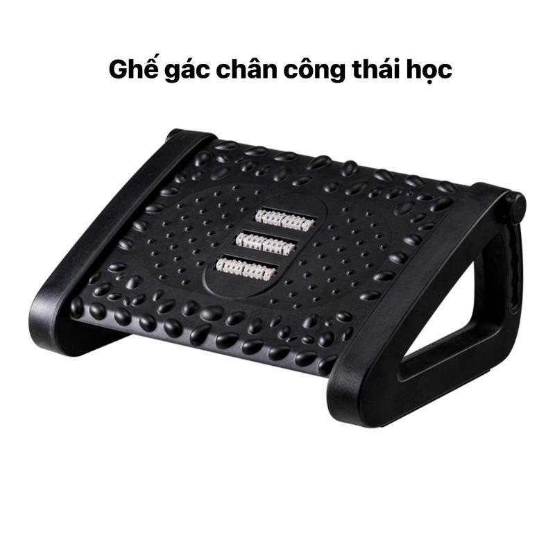 Product Introduction of [HomeX] ERGONOMIC FOOTREST  - Ghế Gác Chân Công Thái Học- Điều chỉnh được 24