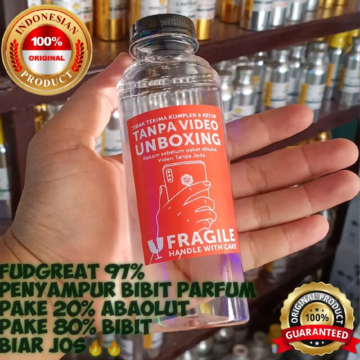 FUDGRAET 97% 250 CAMPURAN BIBIT PARFUM Cairan