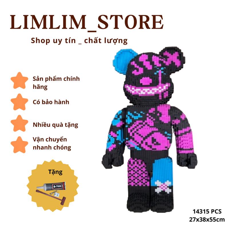 Trò chơi lắp ghép JinX kích thước 55cm XinZ - X1701 ( Kèm búa + keo + đèn) Đồ Chơi Tháo Lắp Xếp Hình Toy Bộ Lắp Ráp Lắp Ráp