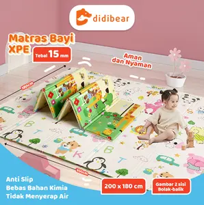 SNI Didibear 180 x 200 x 1 cm KARPET BAYI MEREK Didibear ANAK XPE ANTI KOTOR/ PLAYMATE / MATRAS PLAYMATE/XPE PLAYMAT/KARPET PLAYMATE LOKAL