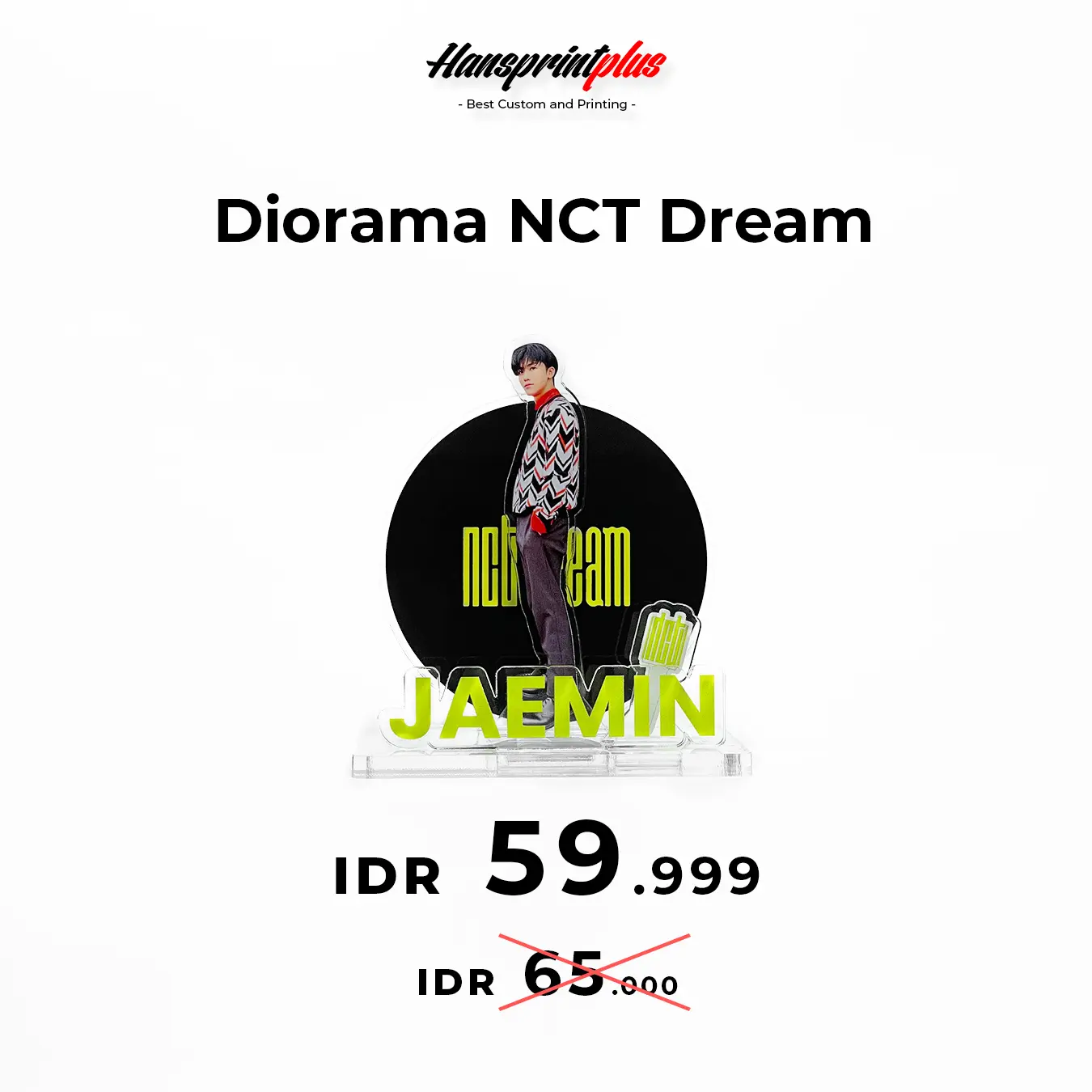 Figure Kpop Diorama Akrilik NCT Dream NCTZEN ( Haechan | Jaemin | Jisung | Jeno | Mark | Chenle | Renjun ) Printilan Kpop NCT