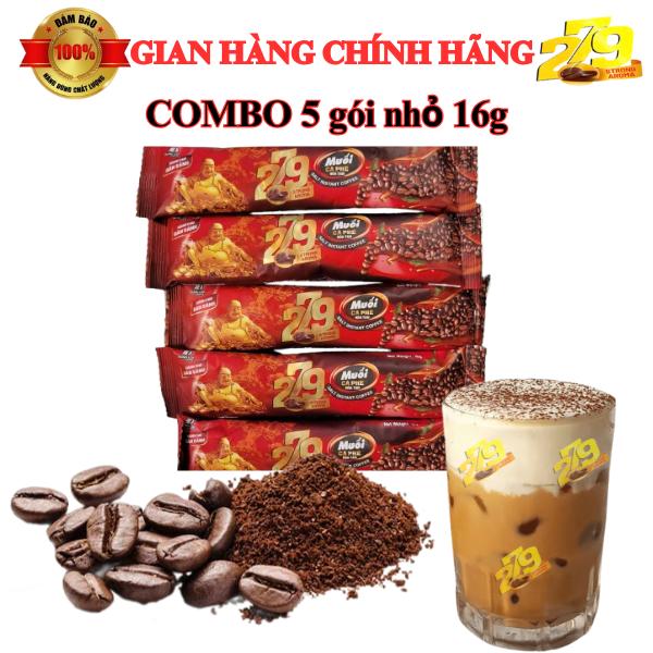 [COMBO 5 GÓI NHỎ 16GAM] Cà Phê Muối 279 - Hương vị đặc biệt thơm ngon 1